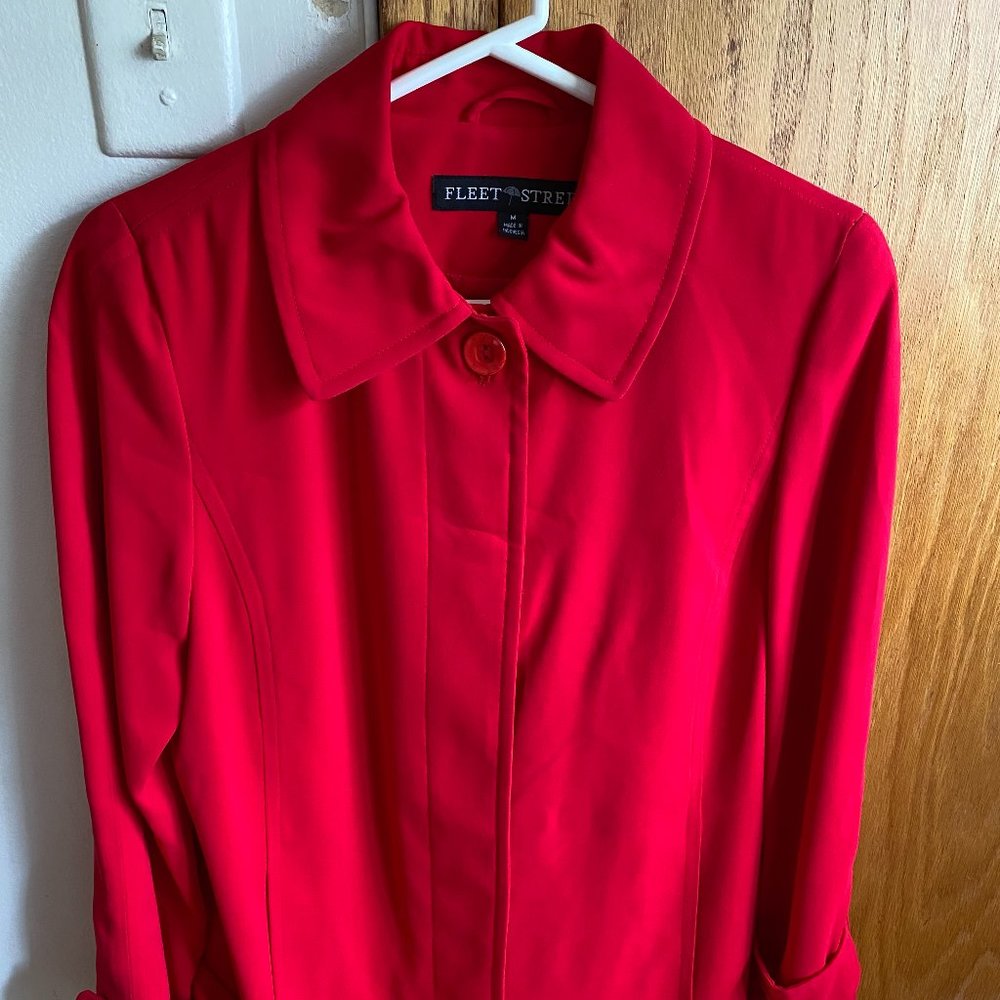 Fleet Street Red Coat Medium
